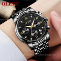 OLEVS 2858 Fashion Men Watch Analog Quartz Wristwatch  Men Diamond Luxury Brand Alloy Clock 2020  Montre Homme Wristwatch